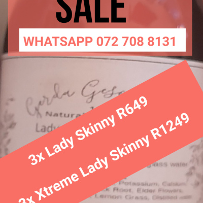3 x Xtreme Lady Skinny Fat Burn Booster R1249