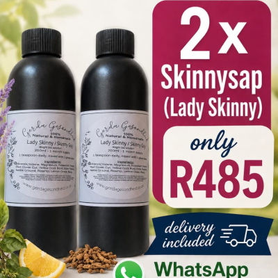 #ladyskinny Lady Skinny /Skinny Guy Weight Loss Solution R485 (2 month supply) SA only