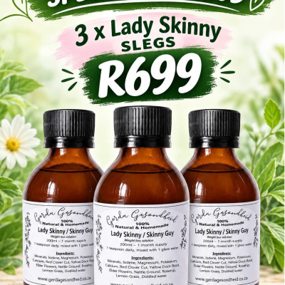 VROUEMAAND-AANBOD  3 x Lady Skinny (Skinnysap) R699