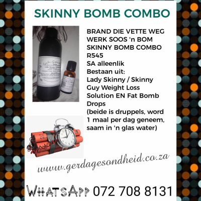 Lady Skinny Fat Bomb Combo R545 1 maand se voorraad