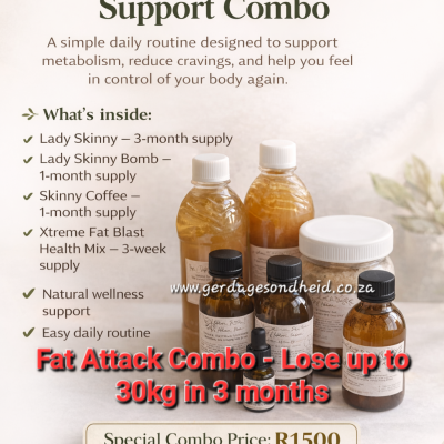 30kg in 3 maande Combo R1500